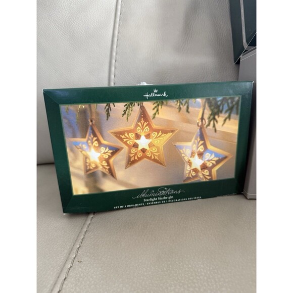 Hallmark Illuminations Snowflake Snowballs Starlight Santa Power Box NEW - Picture 5 of 5